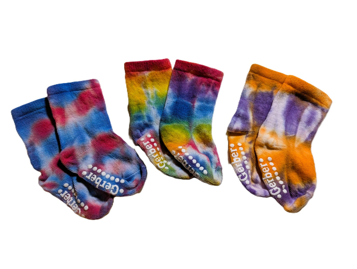 Baby Socks - Tie Dye Rainbow, Bandits, Bills