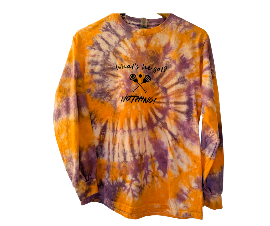 Custom Made Tie Dye LONG Sleeved Tee Shirt- On Demand