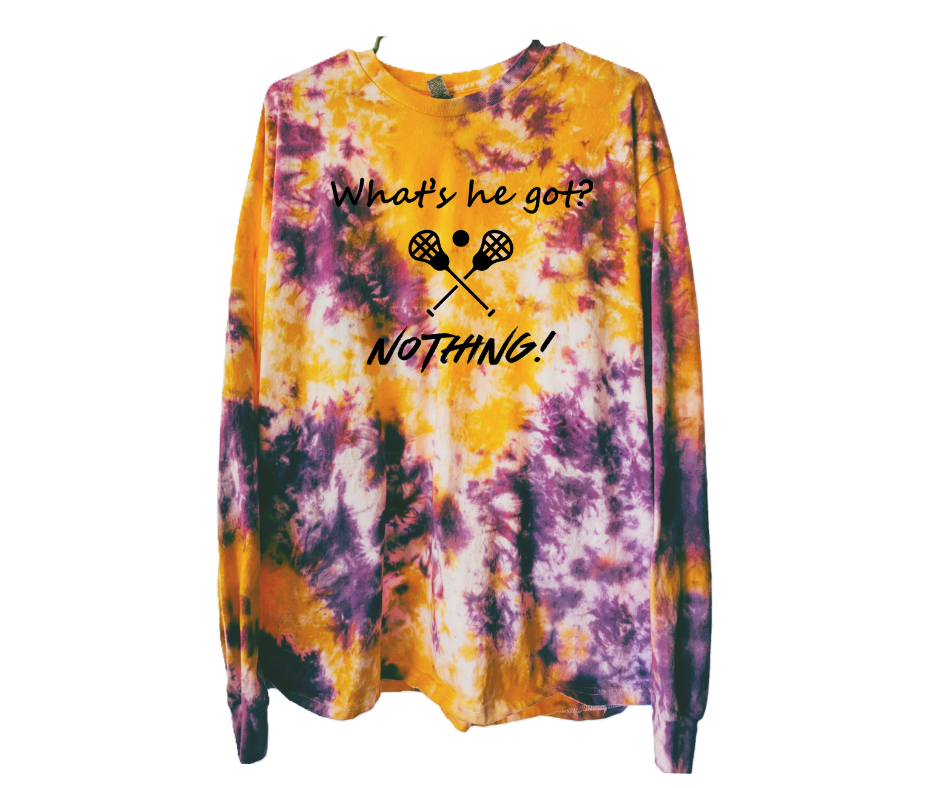 Custom Made Tie Dye LONG Sleeved Tee Shirt- On Demand