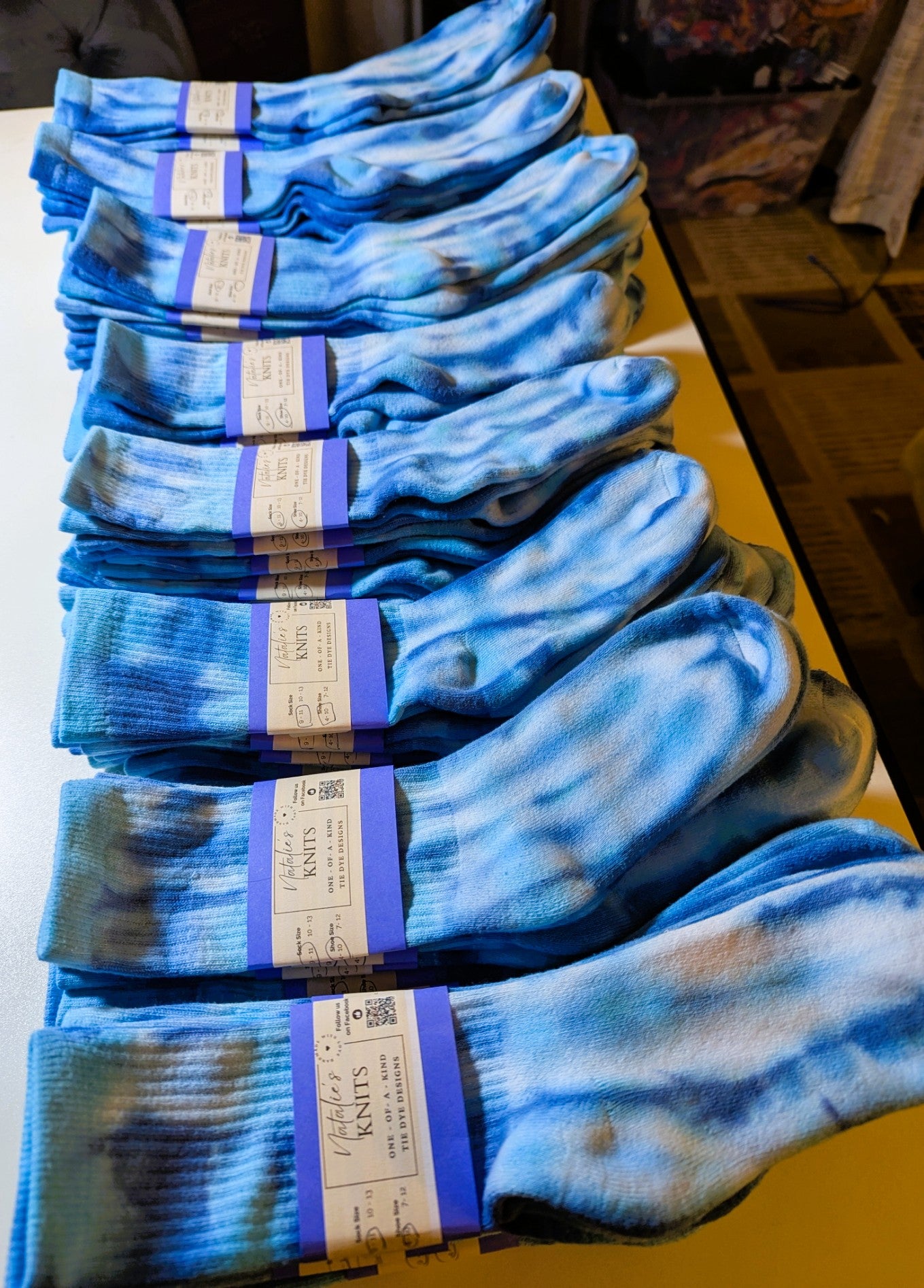 Custom Tie Dyed Socks - Tumble into Love