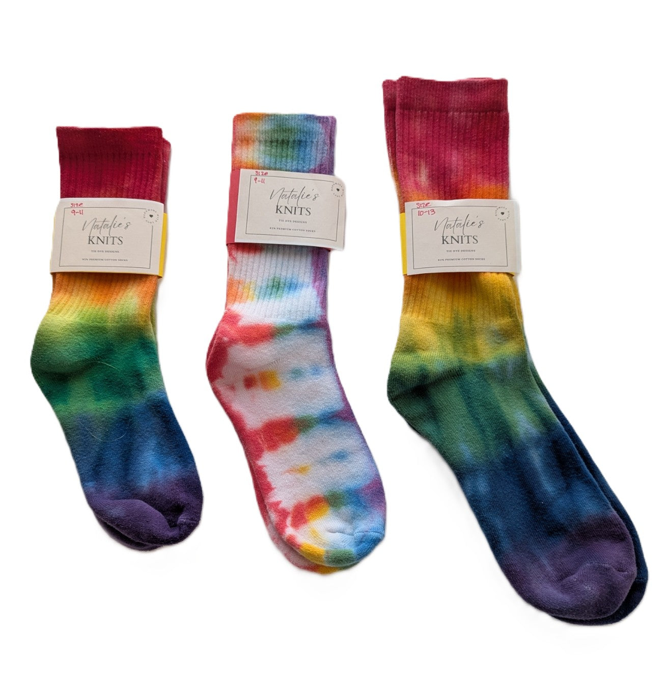 Socks - Rainbow Tie Dye - Tumble into Love