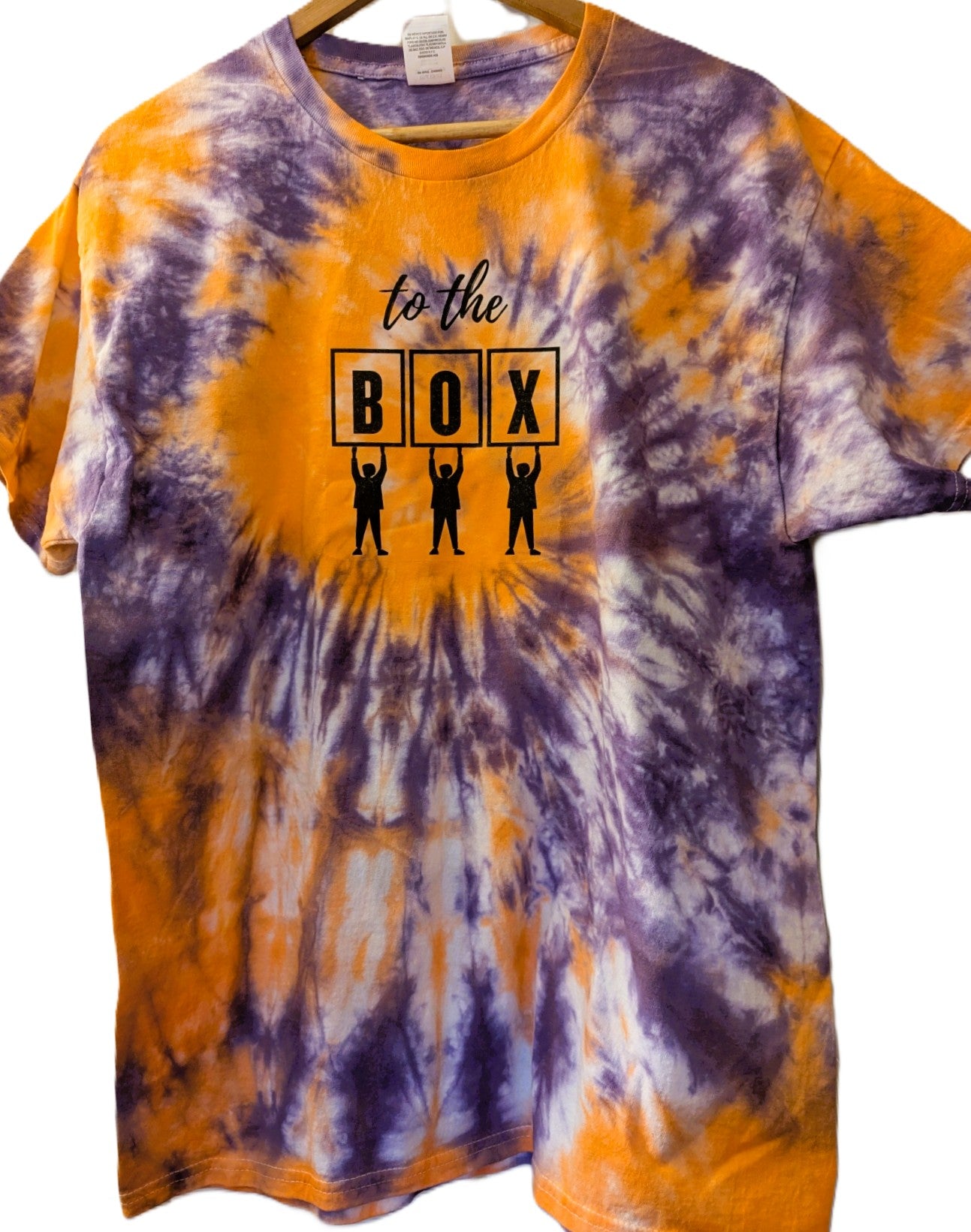 Tie Dye Tees Buffalo Bandits Inspired - Cosmic Swirl Design - Tumble into Love