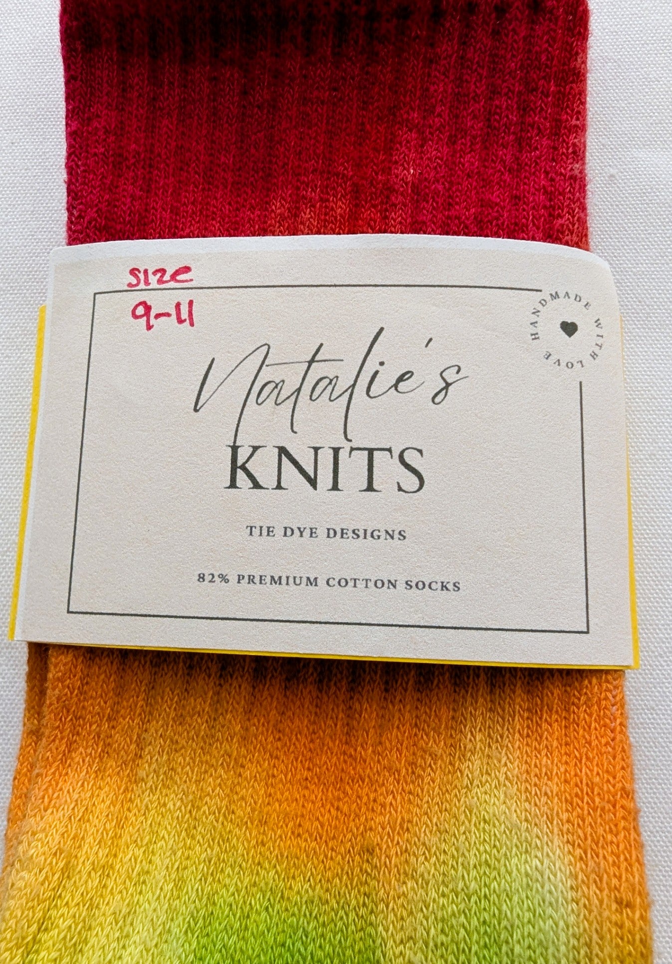 Socks - Rainbow Tie Dye - Tumble into Love