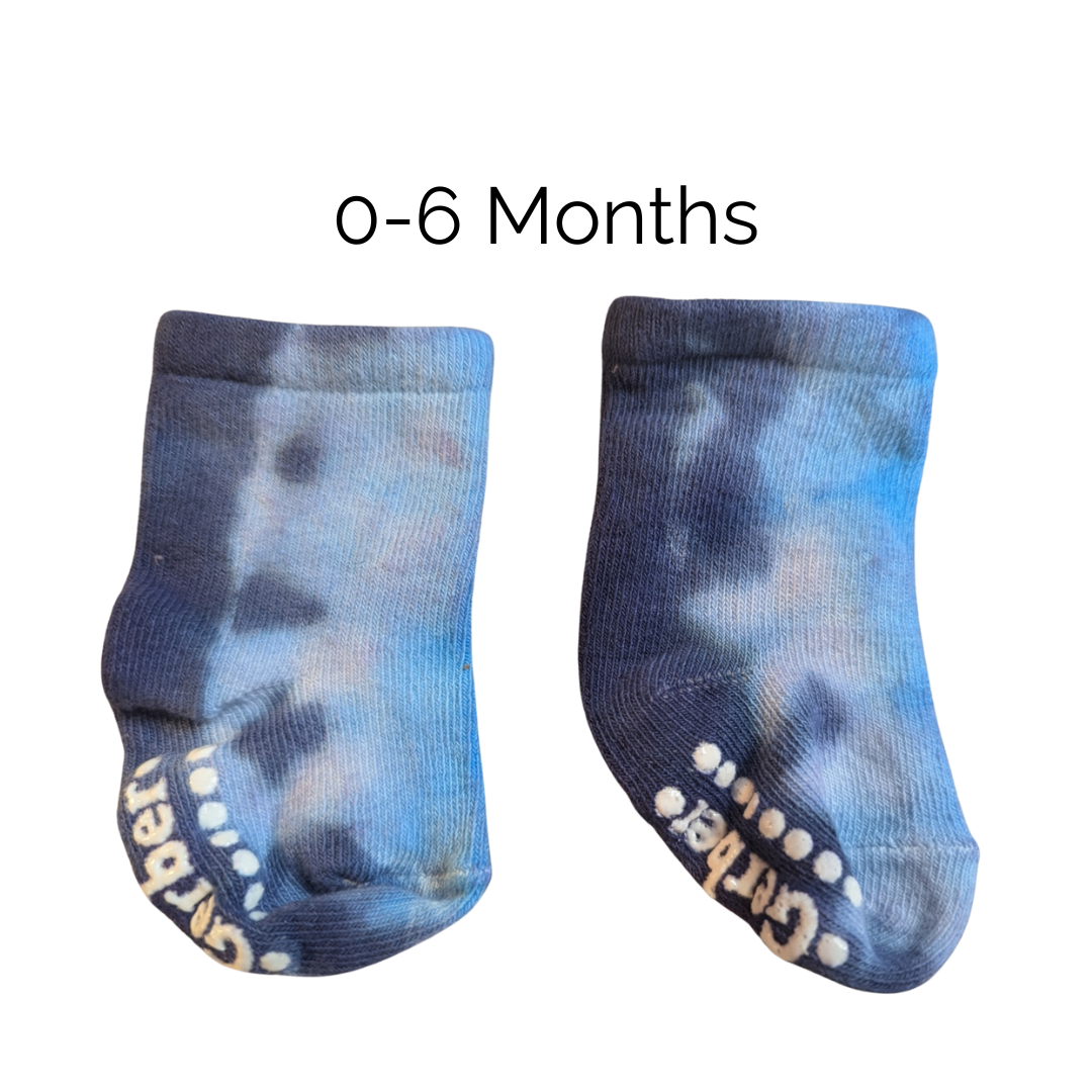 Socks - Tie Dye -Baby Size 0-6 Mos