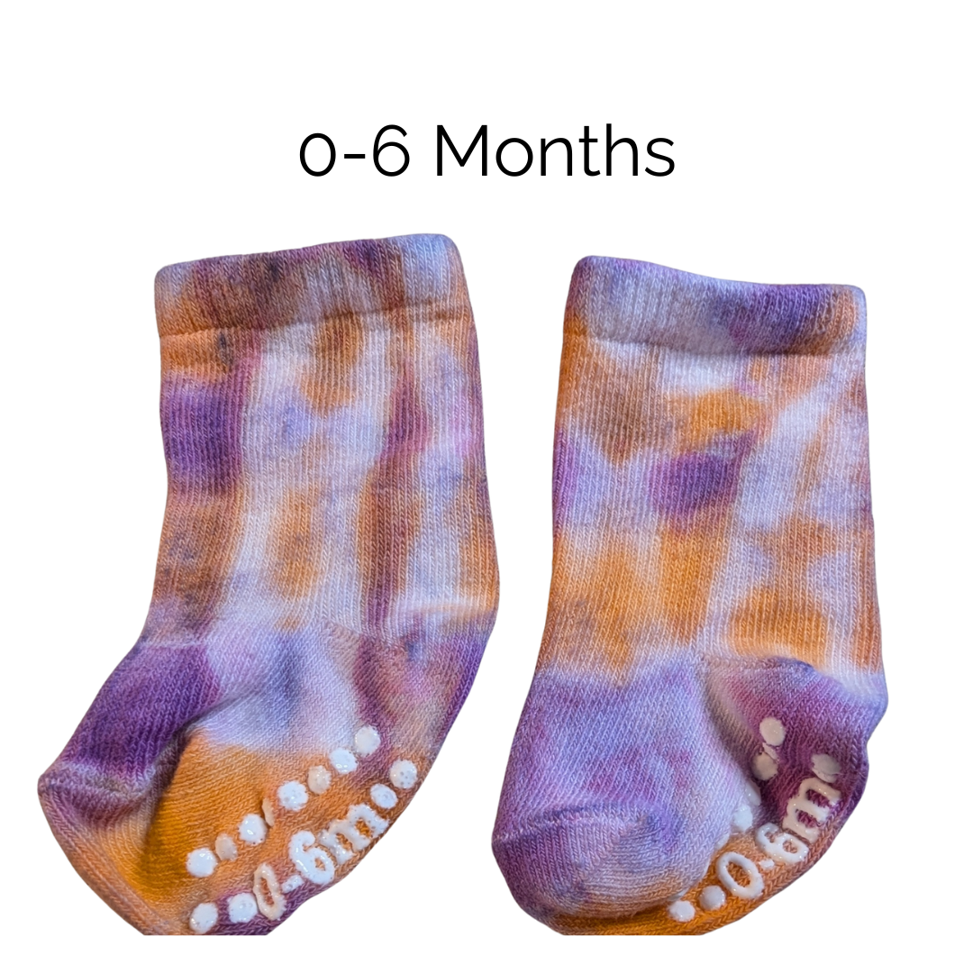 Socks - Tie Dye -Baby Size 0-6 Mos