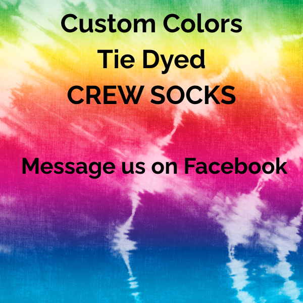 Custom Tie Dyed Socks - Tumble into Love