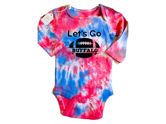 Buffalo Bills Inspired Tie Dye Bodysuits