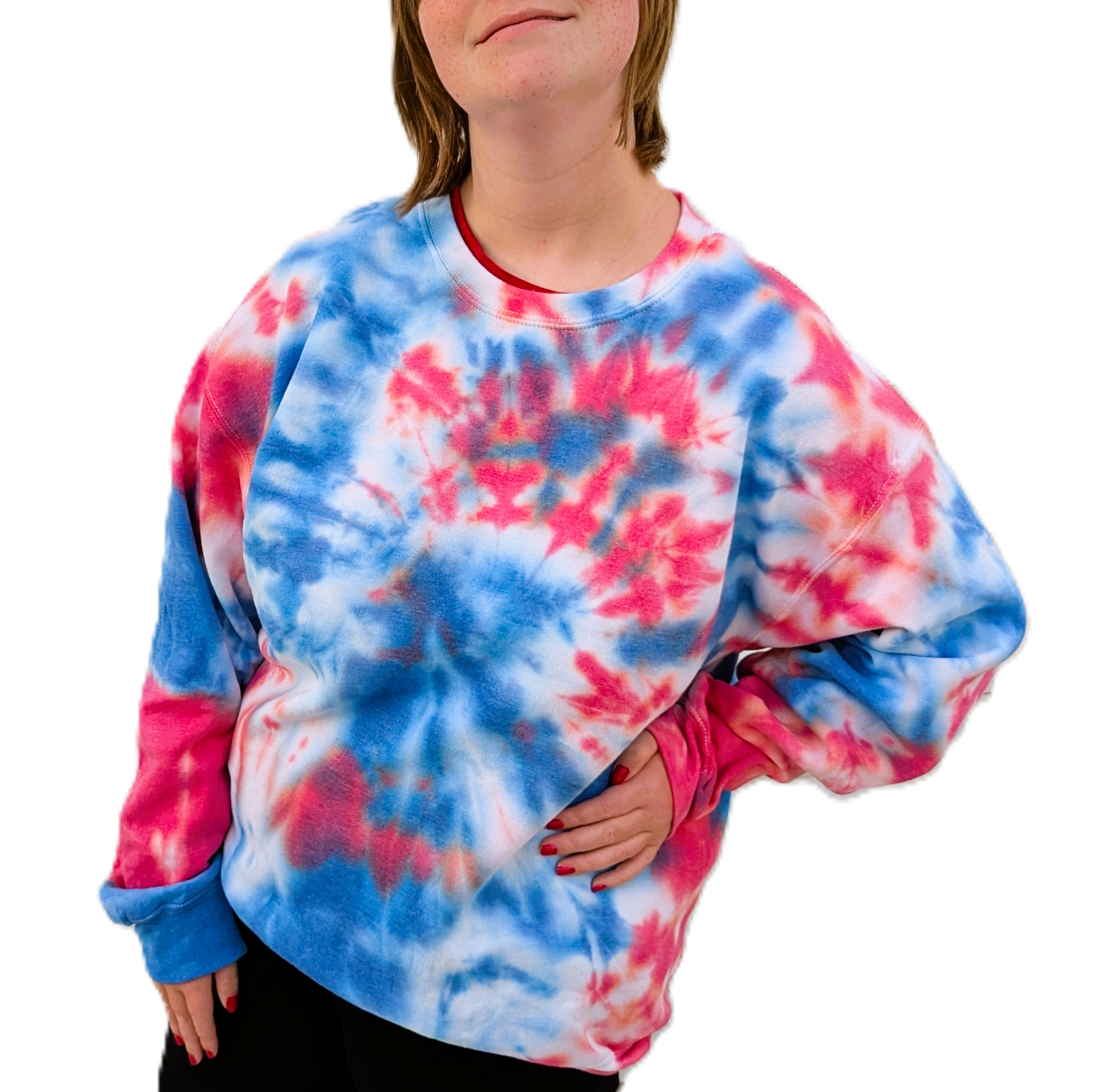 Unisex SWEATSHIRT - Buffalo Fan Tie Dye- NO LOGO - Tumble into Love