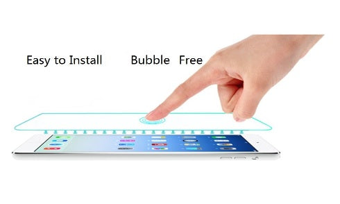 Image showing that the screen protector is bubble free and easy to install
