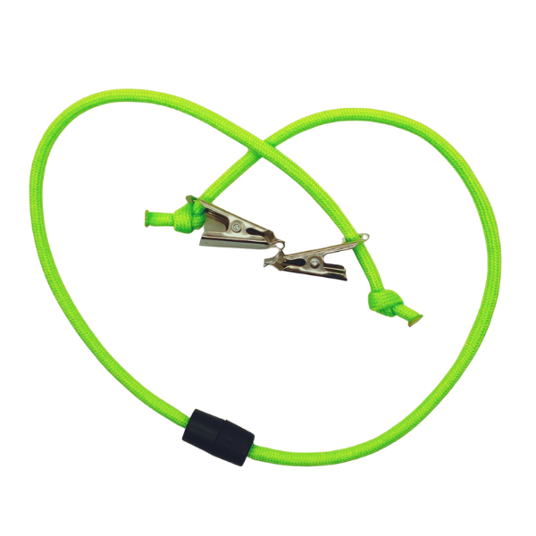 Image showing neon green mask lanyard